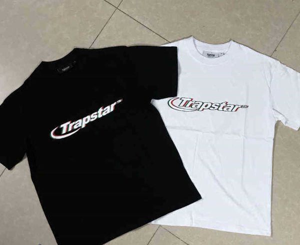 

men's t-shirts trapstar t-shirt high street casual 1 men women cotton summer tidal current, White;black