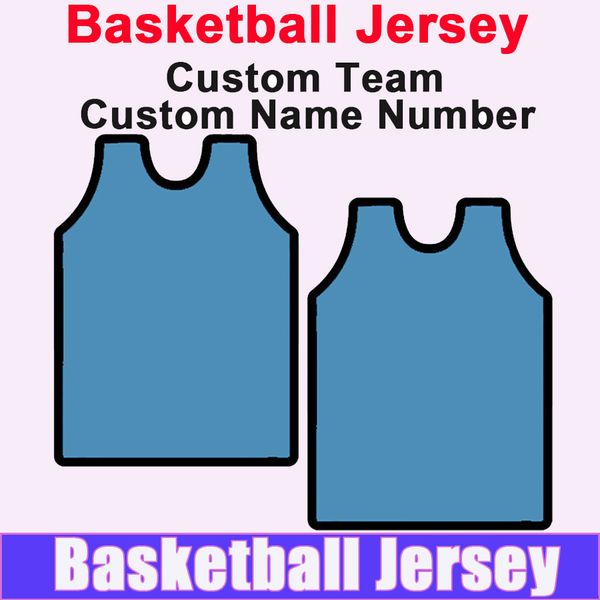 

2023 mens basketball jerseys youth sleeveless blue white jerseys uniforms, Black;red