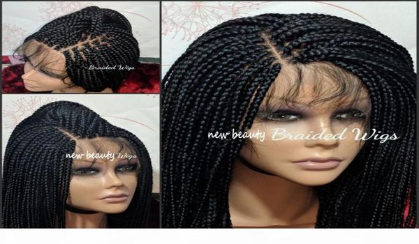 

part box braids wig black brown blonde red brazilian full lace front wig jumbo braids synthetic wig baby hair heat resistant6782767