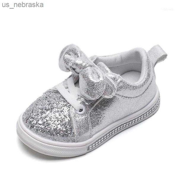 

athletic outdoor 2021 fashion sequin bow girls shoes sneakers toddler little kid casual trainers children nonslip 1 2 3 4 5 6 year old1 l230, Black