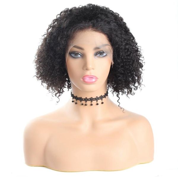 

short bob curly wigs deep curly bob wig short wig indian kinky curly human hair lace front wigs brazilian human hair wigs3273842, Black;brown