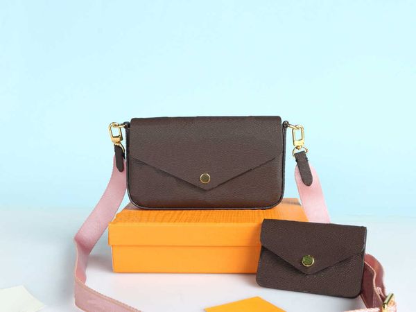 

designer bags genuine leather felicie strap handbag comes with box woc chain bag women luxurys fashion designers bags female clutch classic