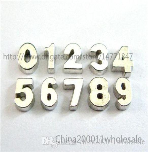 

10pcs sliver number floating charms fc521 58mm fit charms locket memory living magnet glass floating locket 9467228, Blue;slivery