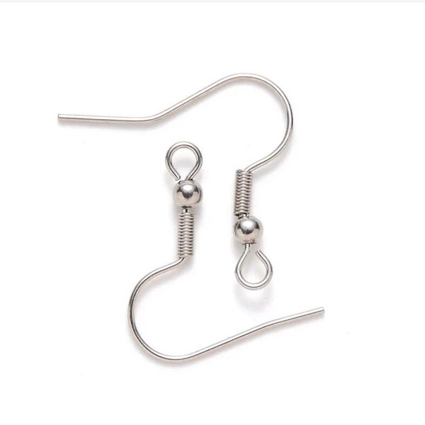 

500 pcs 316l stainless steel ear hook, make earrings material,diy ear jewelry