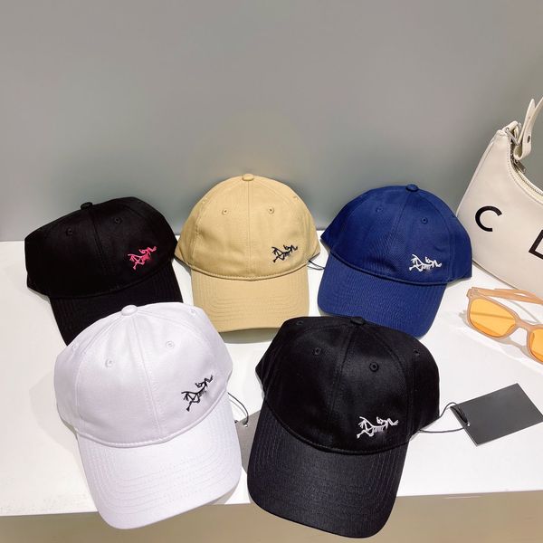 

summer sports designer ball cap couple same animal bone embroidery back letter embroidery 5 colors casquette, Blue;gray
