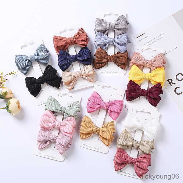 

hair accessories 3pcs baby clips for kids double bows hairpin girls pins cute barrettes princess set children headdress r230608, Slivery;white