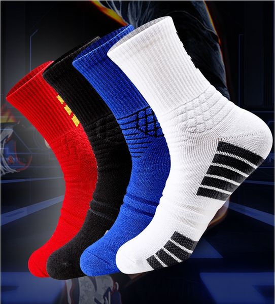 

american profession designer elite basketball socks ankle sports socks knee men fashion compression warm, Black