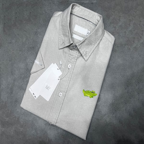 

france brand men's designers shirts classic cotton standing collar with small crocodile embroidery mesh lac polos shirt vzfg, White;black