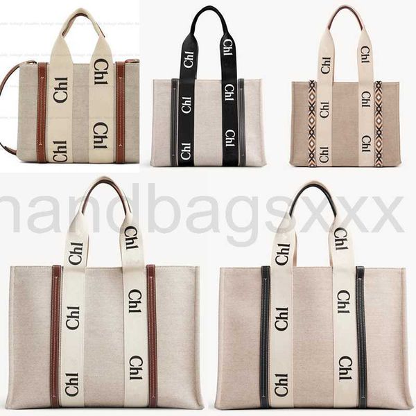 

luxury designer famous women handbags woody tote shopping bag single handbag canvas fashion pm large beach bags travel wholesale crossbody