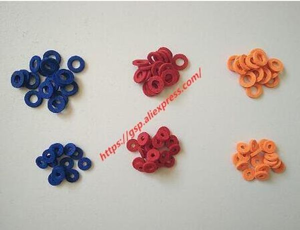 

brass 90set the trumpet accessories repair parts,colored wool felt washer.
