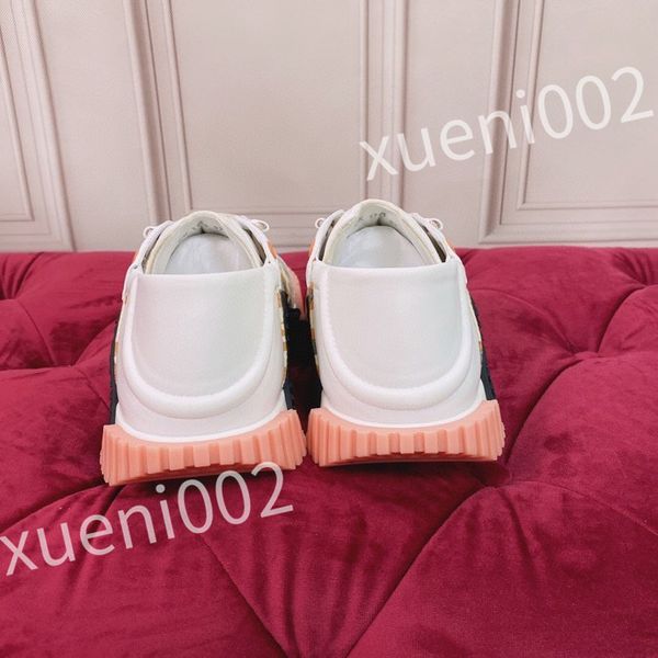 

2023 women style casual designer shoes sneakers genuine leather fashion trainers sports sneaker, Black