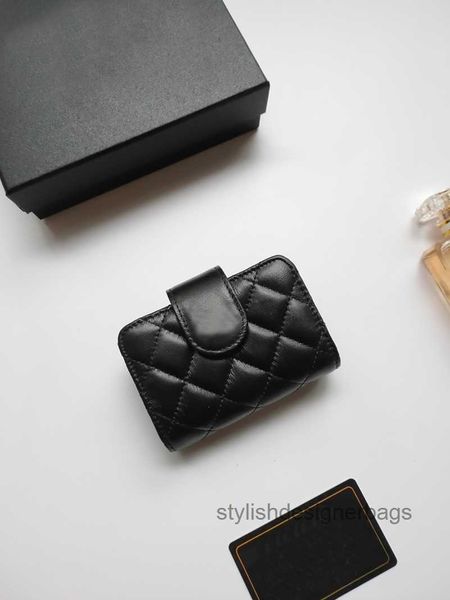 

card holders designer card holders luxury c fashion women cute fold flap classic pattern caviar lambskin wholesale black small mini wallet p, Brown;gray