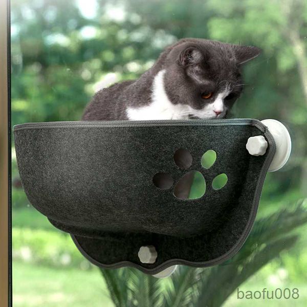 

cat carriers houses cat hammock with suction cup wall hanging pet sleeping bed fresh sea view nest for kitten climbing frame seat r230608