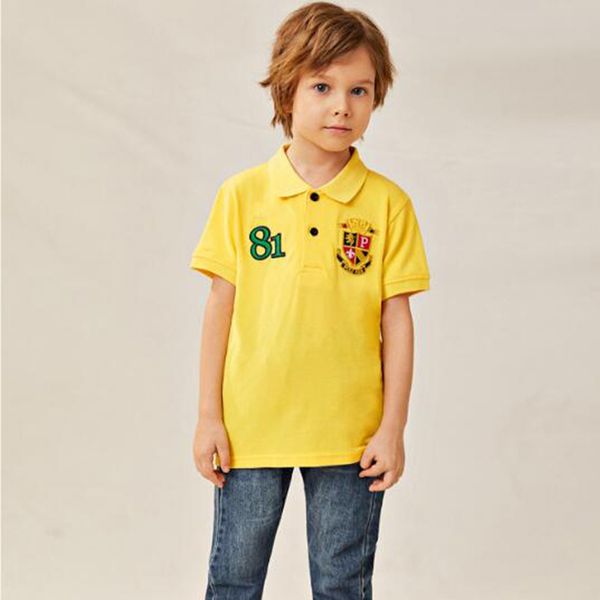 

kids t-shirt boys polo shirt cotton boy clothing korean baby clothes fashion temperament comfortable refreshing, Blue