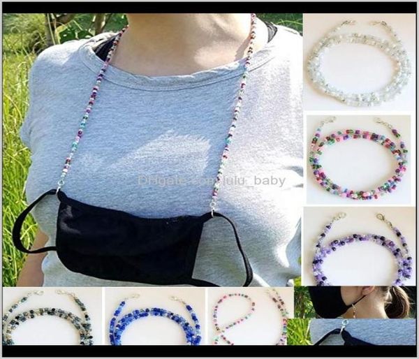 

dropping hat grips chain loss bead safety mask lanyard buckle extension hanging ear rope slip neckline y4u7y pendant necklaces muq3165089, Silver