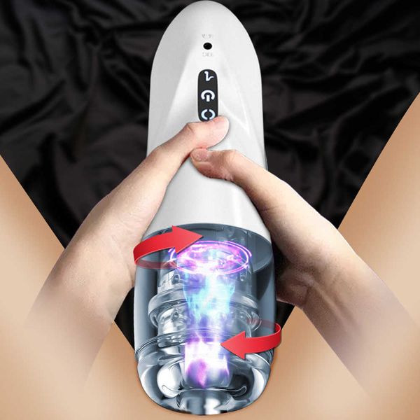

toy massager automatic rotation male masturbator 7 adjustable modes cup blowjob electric climax toy for men tool