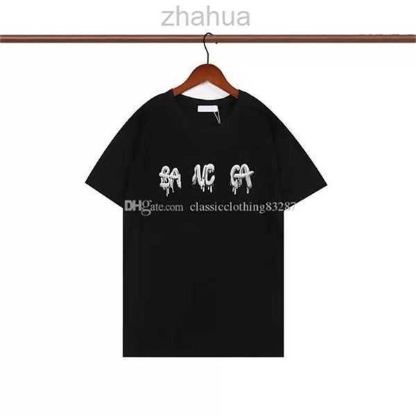 

mens designer clothing famous t shirt letter print round neck short sleeve black white fashion men women t shirts s-3xl 4xlzy3a, White;black