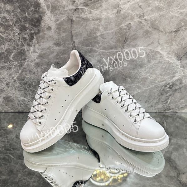 

r mens quality classics flat sneaker casual shoes leather white letter overlays fashion platfnorm sneakers2023, Black