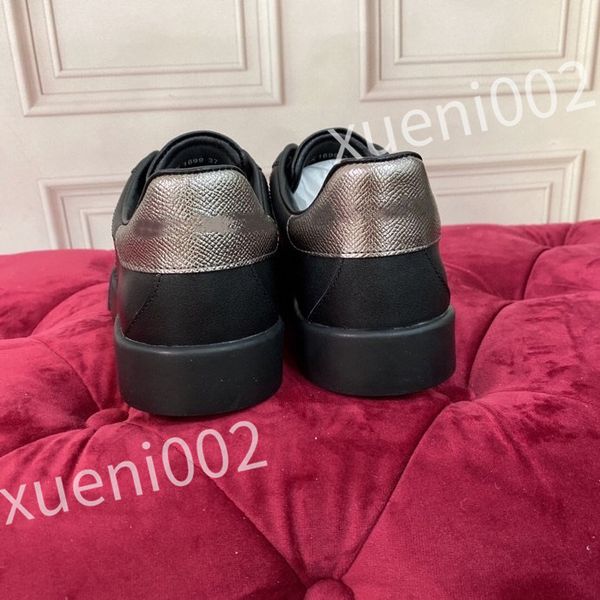 

new luxury designer sneakers fashion woman man designer shoes lace-up flat shoes lady sneake boy girl shoe white, Black