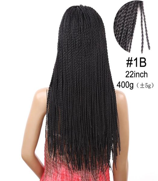 

fashion 2x braids wig nature black long synthetic hair wigs for women 22inch beautful wig2232010