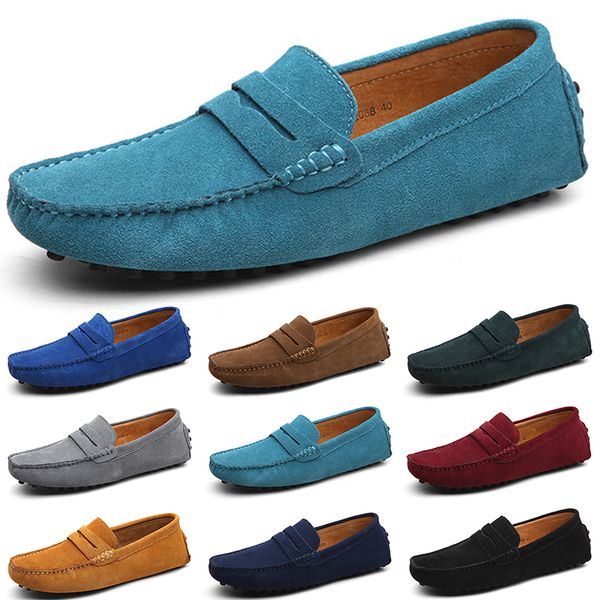 

men casual shoes solid color black breathable silvers taupe grey blue brown jogging walking low softs multi leather mens trainer outdoor sne