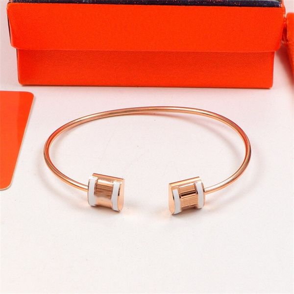

luxury designer bracelet bangle women charm bracelet trend fashion studded h letter bracelets boutique gift jewelry dhl free, Black