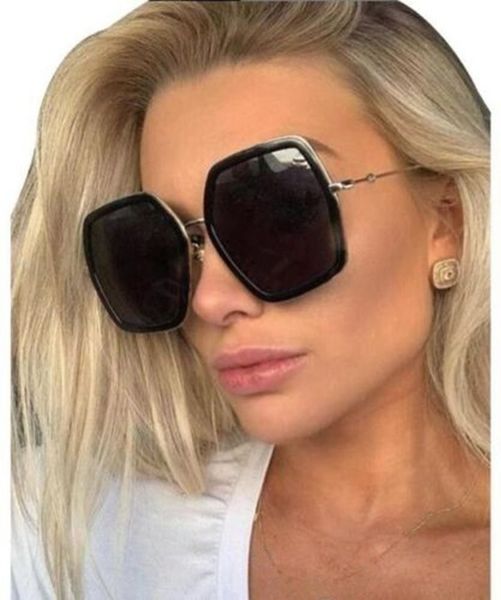 

sunglasses for women summer fashion 0106s 56mm square green/red womens sunglasses with light grey lens uv protection come with case original, White;black