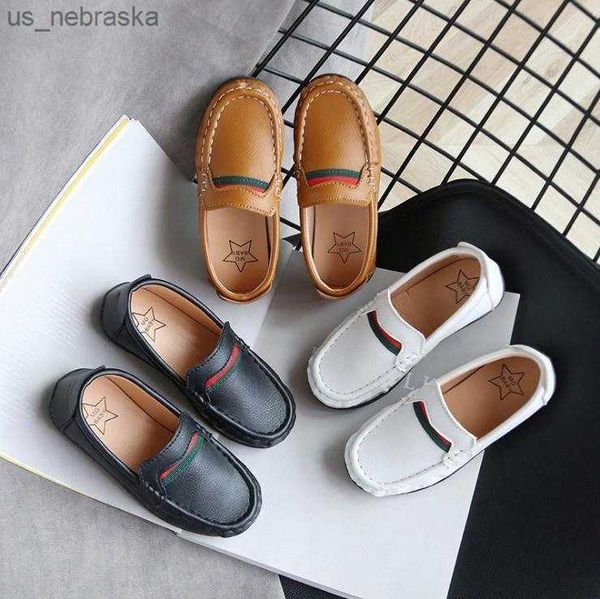 

athletic outdoor kids shoes sneakers toddler designer trainers boy kid children shoe pu leather casual boys shoe soft comfortable loafers 9h, Black