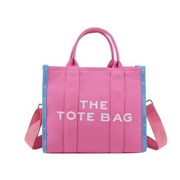 

2023 tote bag womens candy colors totebags fashion shopper big capacity shoulder bags letter tote handbags