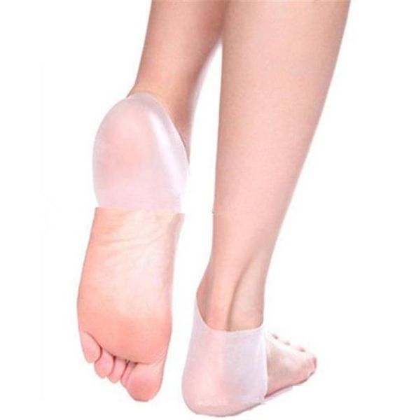 

silicone foot care tool moisturizing gel heel socks cracked skin care protector pedicure health monitors massager1014640