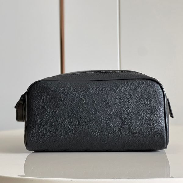 

9a designer dopp kit cosmetic bags taurillon leather clutch handbags box and dust