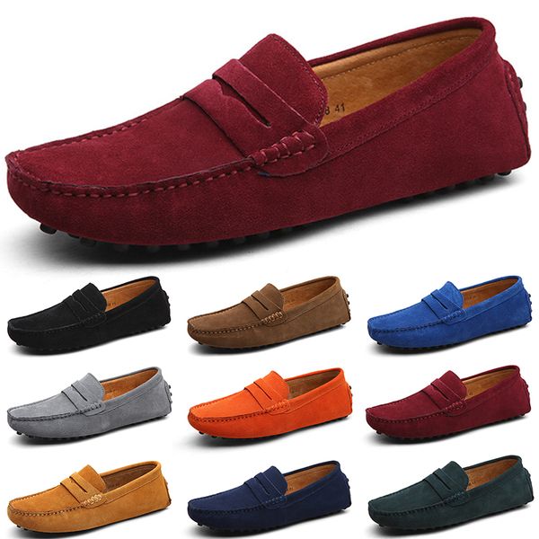 

summermen casual solid color shoes fashion black breathable siers taupe grey blue brown jogging walking low soft multi leathers mens trainer