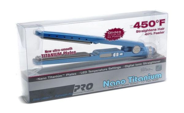 

in stock whole pro 450f 1 14 plates babiliss plate hair straightener straightening irons flat iron9862753, Black