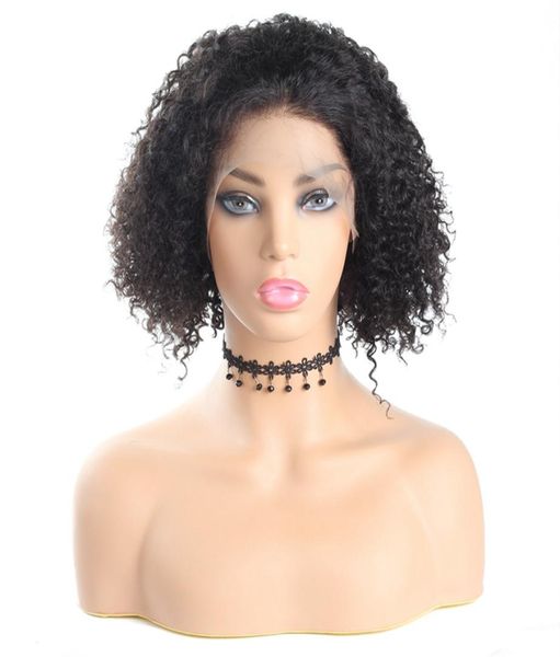 

short bob curly wigs deep curly bob wig short wig indian kinky curly human hair lace front wigs brazilian human hair wigs6409182, Black;brown
