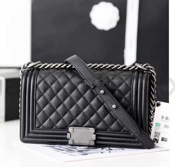 

2023 boy mouth cover bag 25cm woman fashion shoulder handbag leather crossbody bags luxurious designer chain clutch purse a67086 with box c0