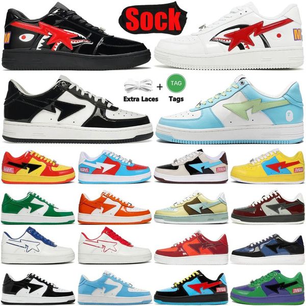 

running shoes men women sneakers sneaker shark white grey black green patent leather blue camo combo pink mens trainers sports platform shoe