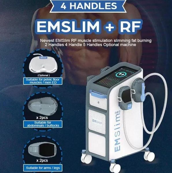 

professional ems therapy slimming vertical 4 handles emslim neo high intensity focused fat reduce electromagnetic build muscle body sculptin