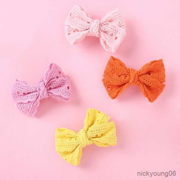 

hair accessories baby clips for kids buttefly bow hairpins girl hollow infant princess barrette do gancho r230608, Slivery;white