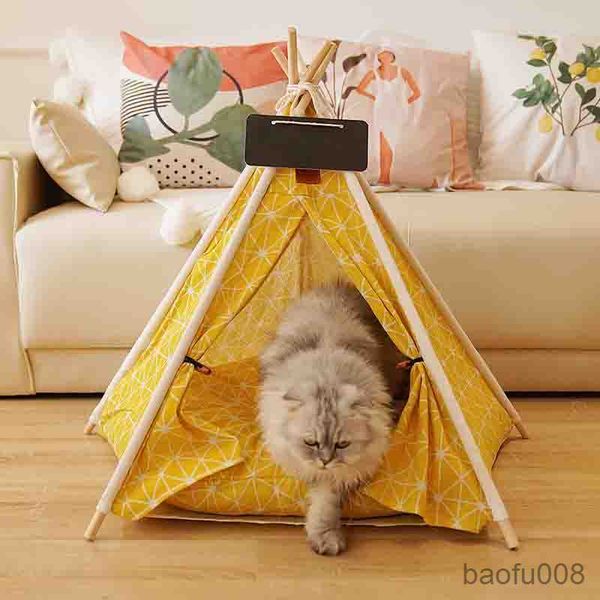 

cat carriers houses pet tent house portable removable bed washable cat indoor with cushion nest out r230608