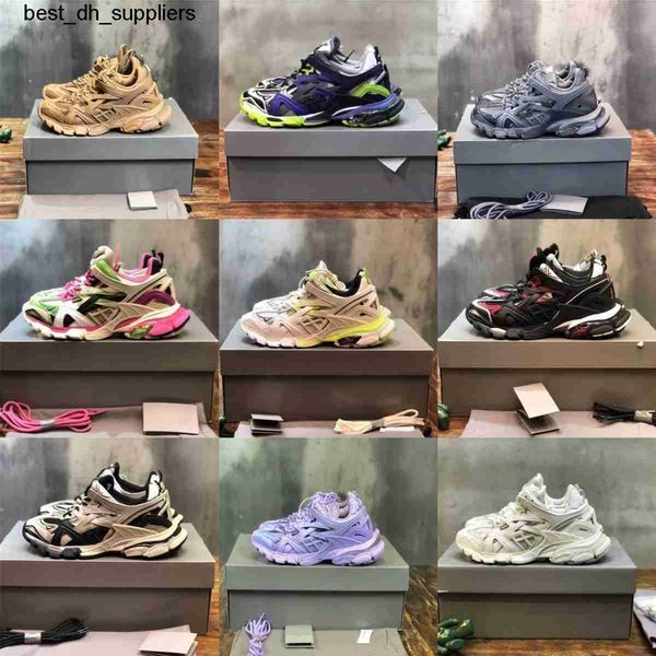 

paris track 2.0 fourth generation lace up hollow thick sole dad shoes men's and women's 4.0 breathable couple sports shoes, Black