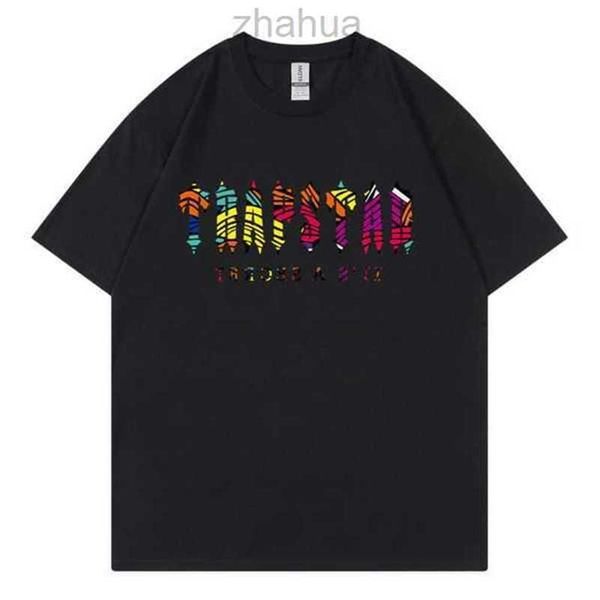 

men women designer summer short sleeve trapstar t-shirts male fashion dunks low casual t shirt foam runners tee70cp, White;black