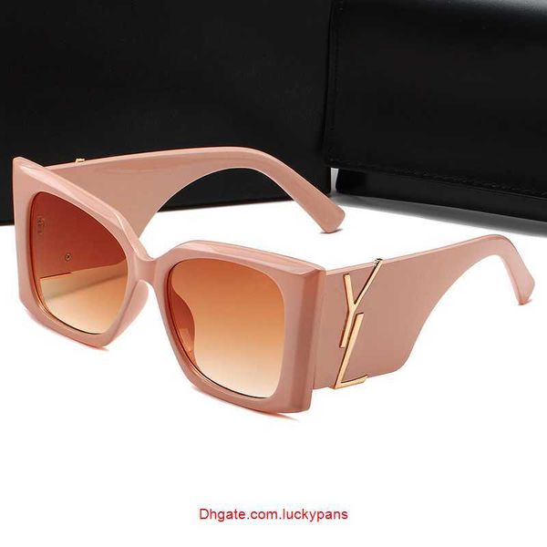 

2023 luxury sunglasses designer sunglasses for women glasses uv protection fashion sunglass letter casual eyeglasses with box very good 2a46, White;black