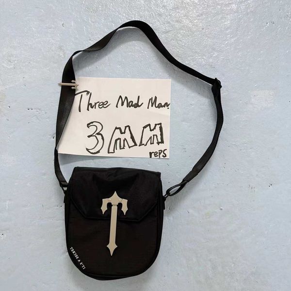 

trapstar cross body bag trendy casual small satchel in two colors