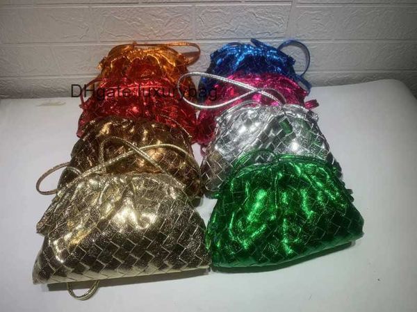 

aaaaabotteg uneta jodie mini teen intrecciato mini small pleated cloud bag handheld bag single shoulder crossbody bag dumpling style clip wo