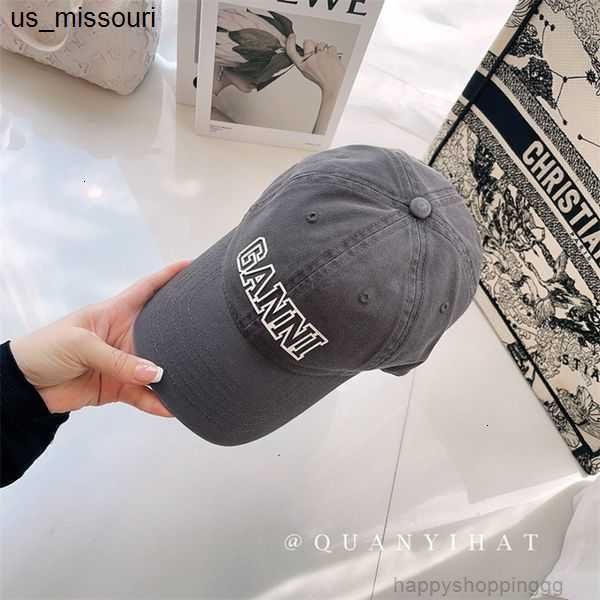 

ball caps ball caps hat female net red spring and autumn ganni letter baseball sun protection visor 230306 32wj0 j230520, Blue;gray