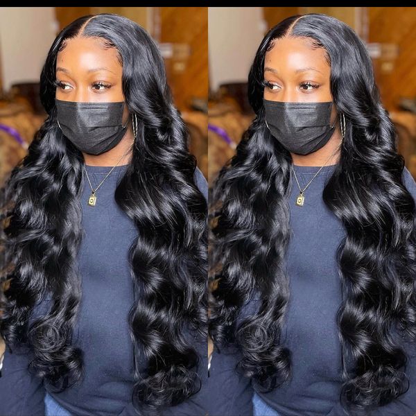 

30 inch brazilian body wave human hair bundles hair weave for black woman, Black;brown