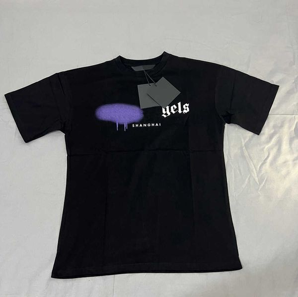 

designer of luxury t-shirt brand t shirt clothing spray letter short sleeve spring summer tide men and women tee new fashion casual, White;black