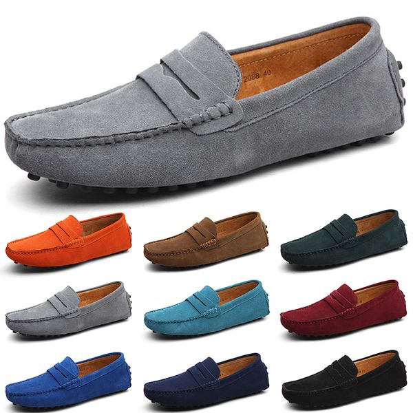 

men casual shoes solid color black breathable silvers taupe grey brown red jogging walkings low soft multi leather mens trainer outdoor snea