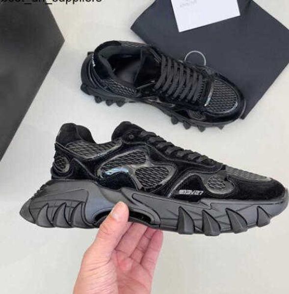 

soled dad shoes cat claw shoes men's 2023 trendy men's height increase mesh breathable color matching lace up casual sports shoes, Black