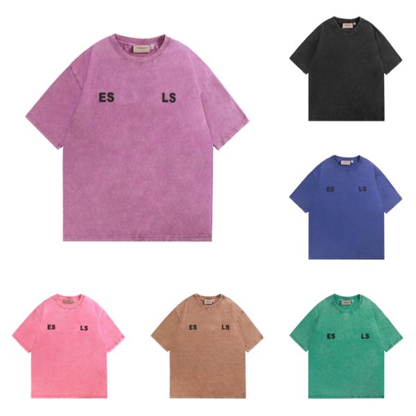 

designer essentail t shirt luxury tees fashion essen shirts mens womens essent short sleeve hip hop streetwear essentiel clothes, White;black